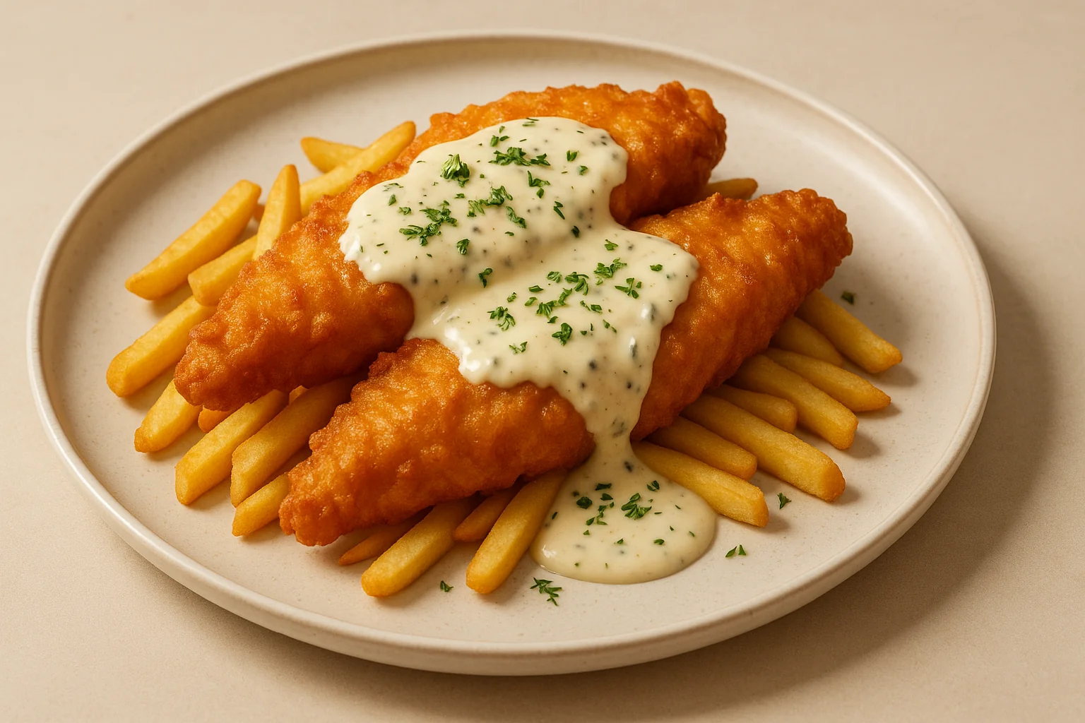 Şefin Özel Soslu Fish & Chips
